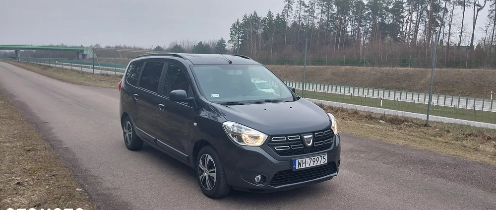 Dacia Lodgy cena 41900 przebieg: 132000, rok produkcji 2018 z Stawiski małe 137